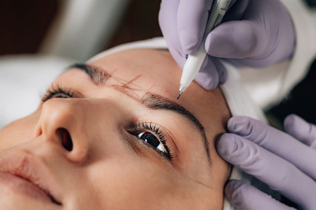 Microblading — antes y después